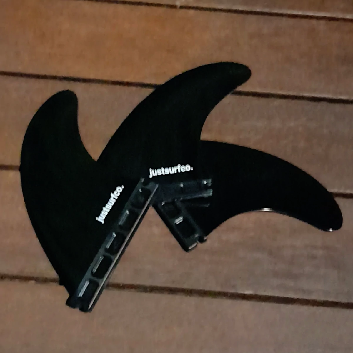 justsurfco. Single Tab Nylon Thruster Set Mixed Colours