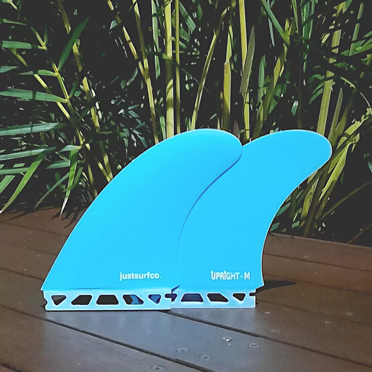 Single Tab Fin.Upright M blue