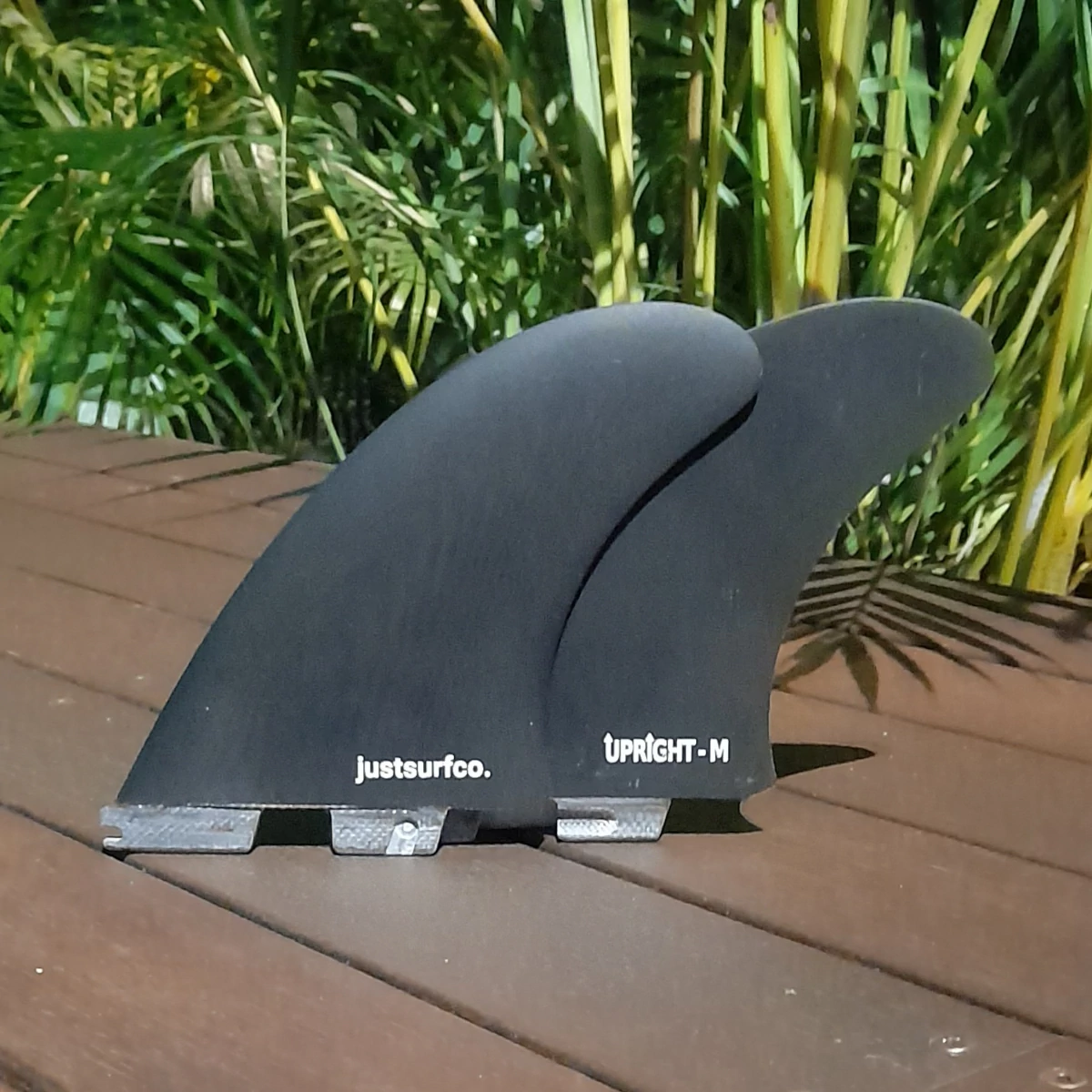 justsurfco. Dual Tab Glass Upright Twin Set - Medium Black