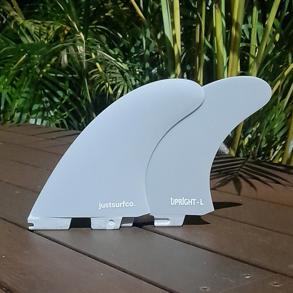 justsurfco. Dual Click Tab Glass Upright - Large Twin Set Grey